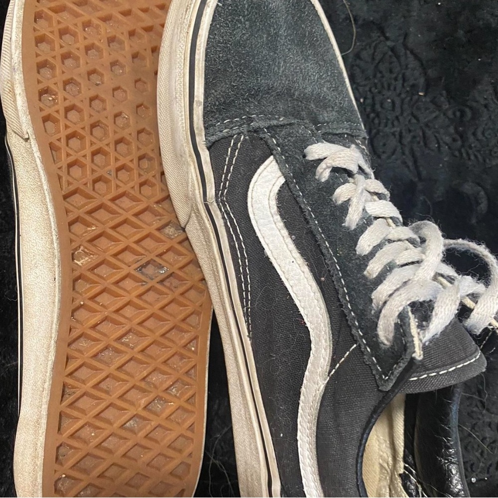 Vans Black and White Sneakers